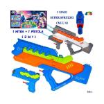 BUSTA PISTOLA ACQUA SPAZIALE 2 IN 1   2 COL -UNO-