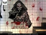 STICKER X FINESTRE ZOMBIE CM 60X60