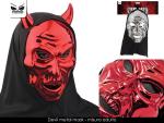MASCHERA DIAVOLO METALLO 2 COL -UNO-  