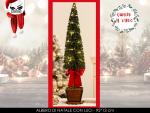 ALBERO DI NATALE C/LUCI CM 95 
