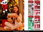 CHIUDIPACCO NATALIZIO 21 STICKERS 4 ASS -UNO- 