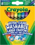 CRAYOLA 8 PASTELLI A CERA LAVABILI