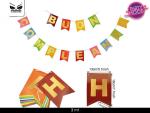 FESTONE BUON COMPLEANNO MT 3  