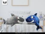 PELUCHE SQUALO SIMPATICO CM 60 2 COL -UNO- 