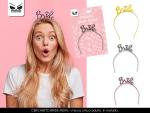 CERCHIETTO BRIDE METALLO 3 COL -UNO- 