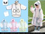 IMPERMEABILE TRASPARENTE X BAMBINI 4 COL -UNO- 