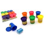 VASETTO PLASTILINA 100GR 6 COL -UNO-