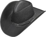 CAPPELLO COWBOY NERO AD. C/BORCHE 