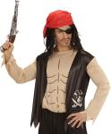 MAGLIA PIRATA UOMO M/L C/GILET/BANDANA E BENDA 