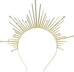 CERCHIETTO AUREOLA METALLO ORO 