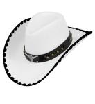 CAPPELLO COWBOY TORO FELTRO BIANCO 