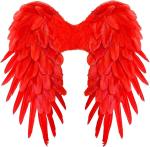 ALI PIEGHEVOLE PIUMATE ROSSE CM 50X50 