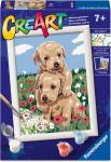 CREART CUCCIOLI GOLDEN RETRIVIER CM 13X18 