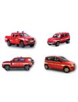 VIGILI DEL FUOCO AUTOMODELLO 1/43 3 ASS 