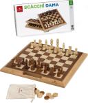 SCACCHI DAMA LEGNO PIEGHEVOLE
