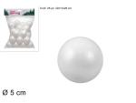 BUSTA 25 SFERE POLISTIROLO CM 5 
