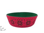 CESTINO FELTRO CM 24 VERDE/ROSSO 