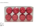 BOX 8 SFERE ROSSO LUCIDO CM 10