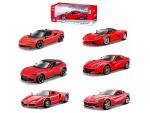FERRARI 1/24 4 ASSORTIMENTI 26030-26006-26028-26001-26026-26010