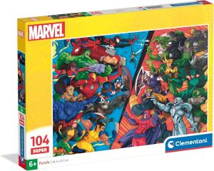 PUZZLE DA 104 SUPER MARVEL HEROES VS VILLAINS 