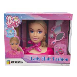 HAIR FASHION -TESTA PRINCIPESSA DA PETTINARE-CM 23