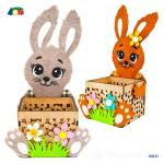 CASSETTINA LEGNO CONIGLIO IN FELTRO 2 COL -UNO-