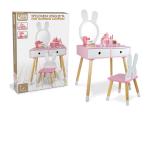 SPECCHIERA CONIGLIETTA LEGNO C/ACCESSORI 