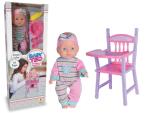 BAMBOLA C/SEGGIOLONE + SET PAPPA 