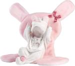 TUTINA ROSA C/COPERTA X BAMBOLA CM 36 