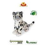 PELUCHE LEOPARDO DELLE NEVI SEDUTO CM 30