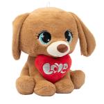 PELUCHE CANE CM 20 C/CUORE