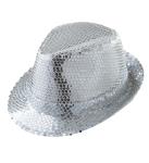 CAPPELLO ARGENTO C/PAILLETTES 