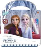 LIBRO DA COLORARE + STICKERS FROZEN 