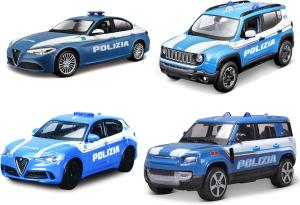 AUTOMODELLO POLIZIA 1/43 4 ASS -UNA- (24)