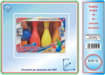 SET BOWLING COLORATO IN SCATOLA 
