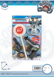 BLISTER POLIZIA C/PALETTA + 2 PISTOLE 