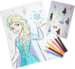 SET FOGLI + 4 COLORI FROZEN 