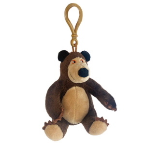 PELUCHE PORTACHIAVI MASHA E ORSO 2 ASS -UNO- CM 10