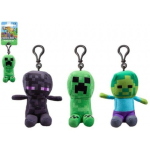 PELUCHE MINECRAFT PORTACHIAVI CM 13 3 ASS -UNO-