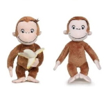 PELUCHE GEORGE LA SCIMMIETTA CM 25 2 ASS -UNO- 