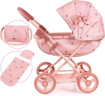 CARROZZINA ROSA PIEGHEVOLE C/BORSA H.59