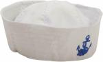 CAPPELLO MARINAIO BIANCO CON ANCORA