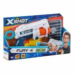 PISTOLA X SHOT FURY C/DARDI -TIPO NERF-    022225