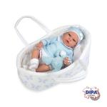 PROMO  ARIAS BEBE' AZZURRO CON CULLA CM.40