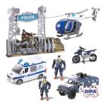 PLAYSET POLIZIA CON VEICOLI