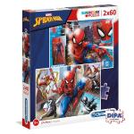 PUZZLE 2X60PZ SPIDERMAN 