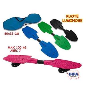 PROMO  SKATE 2 RUOTE SNODABILI KG.100 4 COLORI