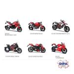 MOTOMODELLO 1/12 DUCATI 5 ASS.   -001478-