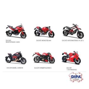 MOTOMODELLO 1/12 DUCATI 5 ASS.   -001478-