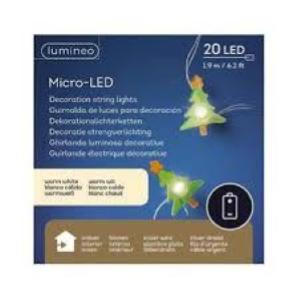 LUCI LED C/SOGGETTI NATALIZI 190 CM 3ASS